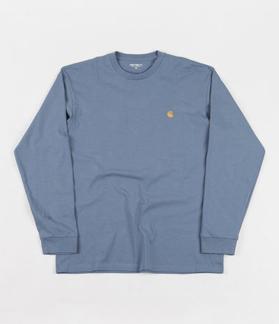 Carhartt Chase Long Sleeve T-Shirt - Mossa / Gold