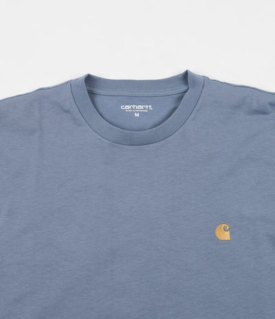 Carhartt Chase Long Sleeve T-Shirt - Mossa / Gold