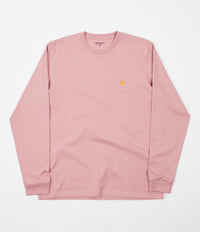 Carhartt Chase Long Sleeve T-Shirt - Soft Rose / Gold