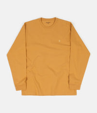 Carhartt Chase Long Sleeve T-Shirt - Winter Sun / Gold