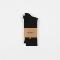 Carhartt Chase Socks - Black / Gold thumbnail