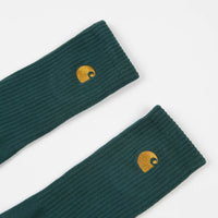 Carhartt Chase Socks - Dark Fir / Gold thumbnail