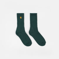 Carhartt Chase Socks - Dark Fir / Gold thumbnail