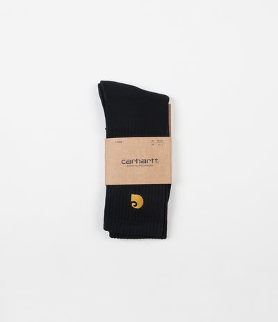 Carhartt Chase Socks - Dark Navy / Gold