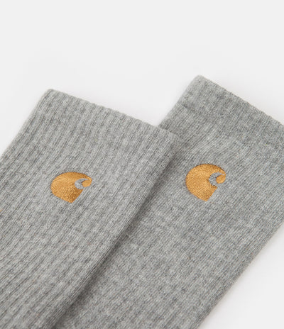 Carhartt Chase Socks - Grey Heather / Gold