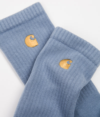 Carhartt Chase Socks - Icy Water / Gold
