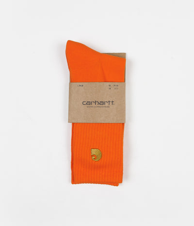 Carhartt Chase Socks - Pepper / Gold