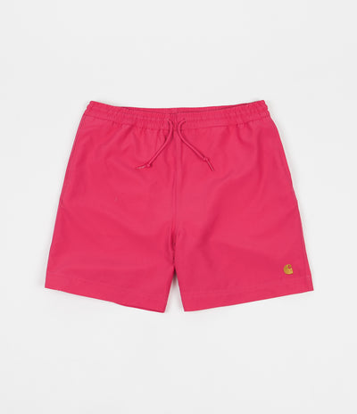 Carhartt Chase Swim Trunk - Ruby Pink / Gold