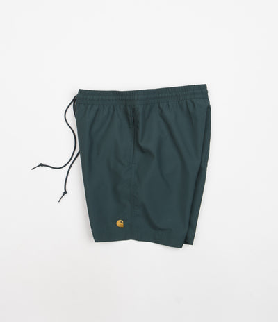 Carhartt Chase Swim Trunks - Botanic / Gold