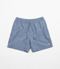 Carhartt Chase Swim Trunks - Icy Water / Gold