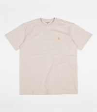 Carhartt Chase T-Shirt - Boulder / Gold
