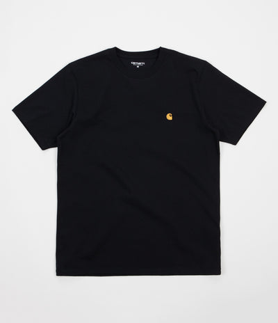 Carhartt Chase T-Shirt - Dark Navy / Gold