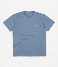 Carhartt Chase T-Shirt - Icy Water / Gold