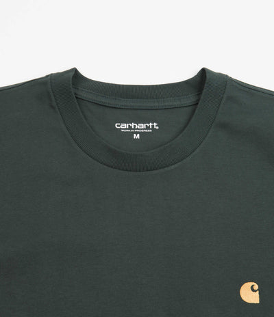 Carhartt Chase T-Shirt - Juniper / Gold