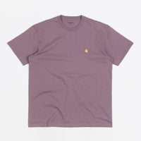 Carhartt Chase T-Shirt - Misty Thistle / Gold thumbnail