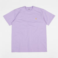 Carhartt Chase T-Shirt - Soft Lavender / Gold thumbnail