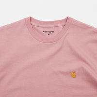 Carhartt Chase T-Shirt - Soft Rose / Gold thumbnail