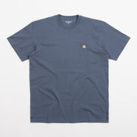 Carhartt Chase T-Shirt - Storm Blue / Gold thumbnail