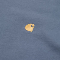 Carhartt Chase T-Shirt - Storm Blue / Gold thumbnail