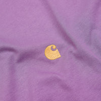 Carhartt Chase T-Shirt in Violanda and Gold thumbnail