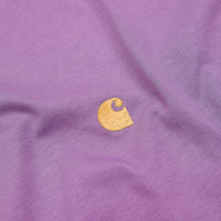 Carhartt Chase T-Shirt - Violanda / Gold thumbnail