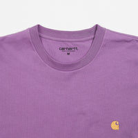 Carhartt Chase T-Shirt in Violanda and Gold thumbnail