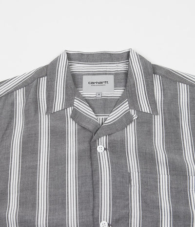Carhartt Chester Stripe Short Sleeve Shirt - Black