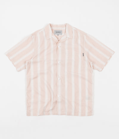 Carhartt Chester Stripe Short Sleeve Shirt - Powdery
