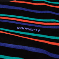 Carhartt Clanton Crewneck Sweatshirt - Clanton Stripe / Black thumbnail