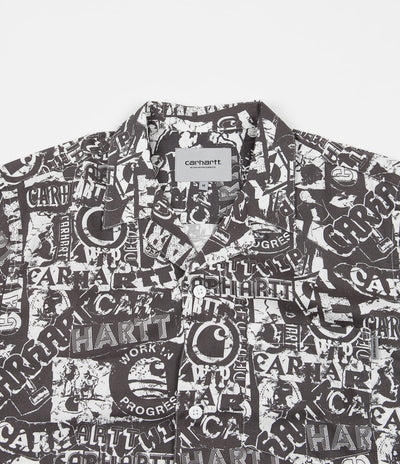 Carhartt Collage Short Sleeve Shirt - Black / White