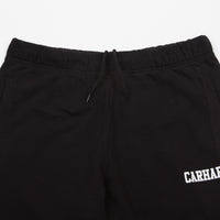 Carhartt College Sweatpants - Black / White thumbnail