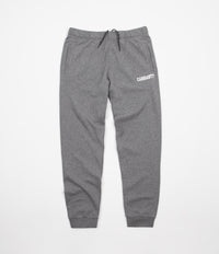 Carhartt College Sweatpants Dark Grey Heather White Flatspot