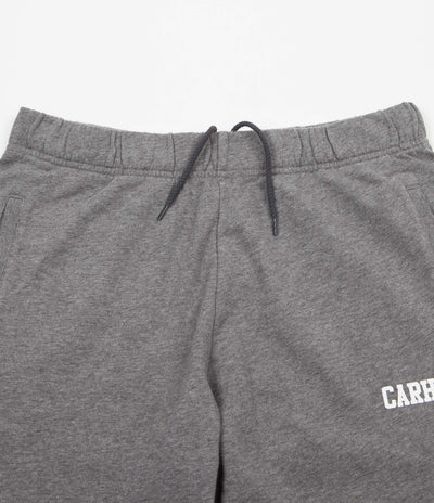 Carhartt College Sweatpants - Dark Grey Heather / White