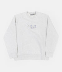 Carhartt Commission Crewneck Sweatshirt - Ash Heather