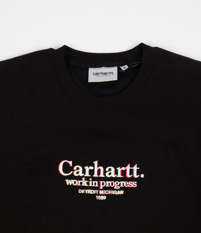 Carhartt Commission Crewneck Sweatshirt - Black