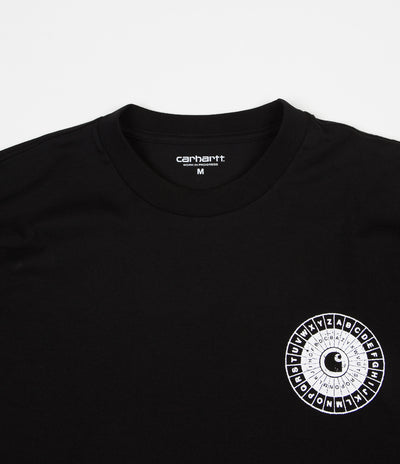 Carhartt Confidential Long Sleeve T-Shirt - Black / White