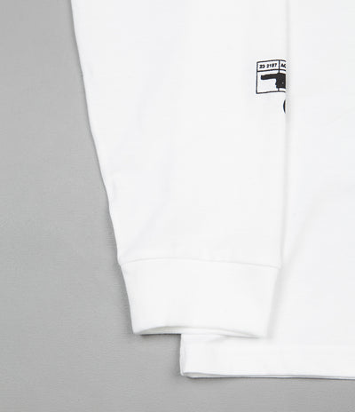 Carhartt Confidential Long Sleeve T-Shirt - White / Black