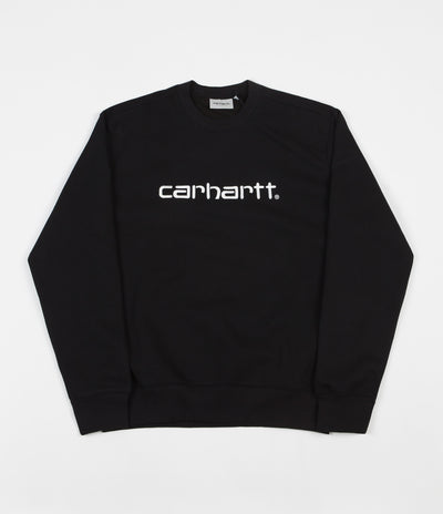 Carhartt Crewneck Sweatshirt - Black / White
