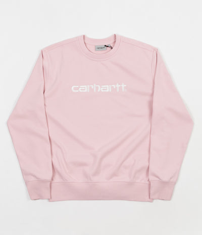 Carhartt Crewneck Sweatshirt - Sandy Rose / Wax
