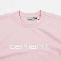 Carhartt Crewneck Sweatshirt - Sandy Rose / Wax thumbnail