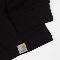Carhartt Cut Out Long Sleeve T-Shirt - Black thumbnail