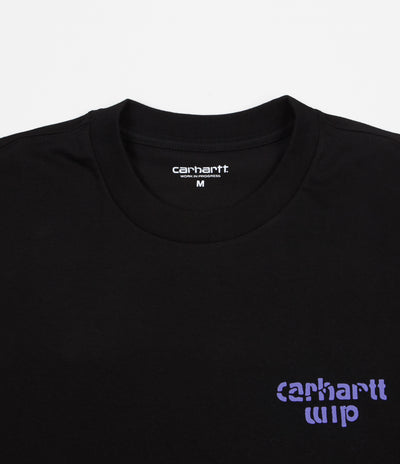 Carhartt Cut Out Long Sleeve T-Shirt - Black