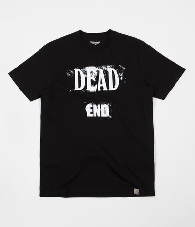 Carhartt Dead End T-Shirt - Black / White