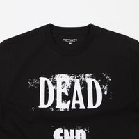 Carhartt Dead End T-Shirt - Black / White thumbnail