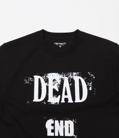 Carhartt Dead End T-Shirt - Black / White