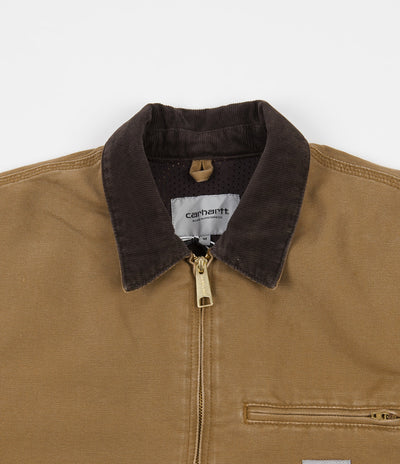 Carhartt Detroit (Summer) Jacket - Hamilton Brown (Aged Canvas)