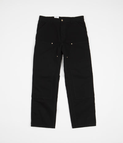 Carhartt Double Knee Pants - Black Rinsed