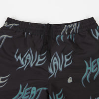 Carhartt Drift Swim Trunks - Heat Wave Print / Black thumbnail
