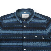 Carhartt Ethnic Long Sleeve Shirt - Blue thumbnail