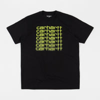 Carhartt Fading Script T-Shirt - Black / Lime thumbnail